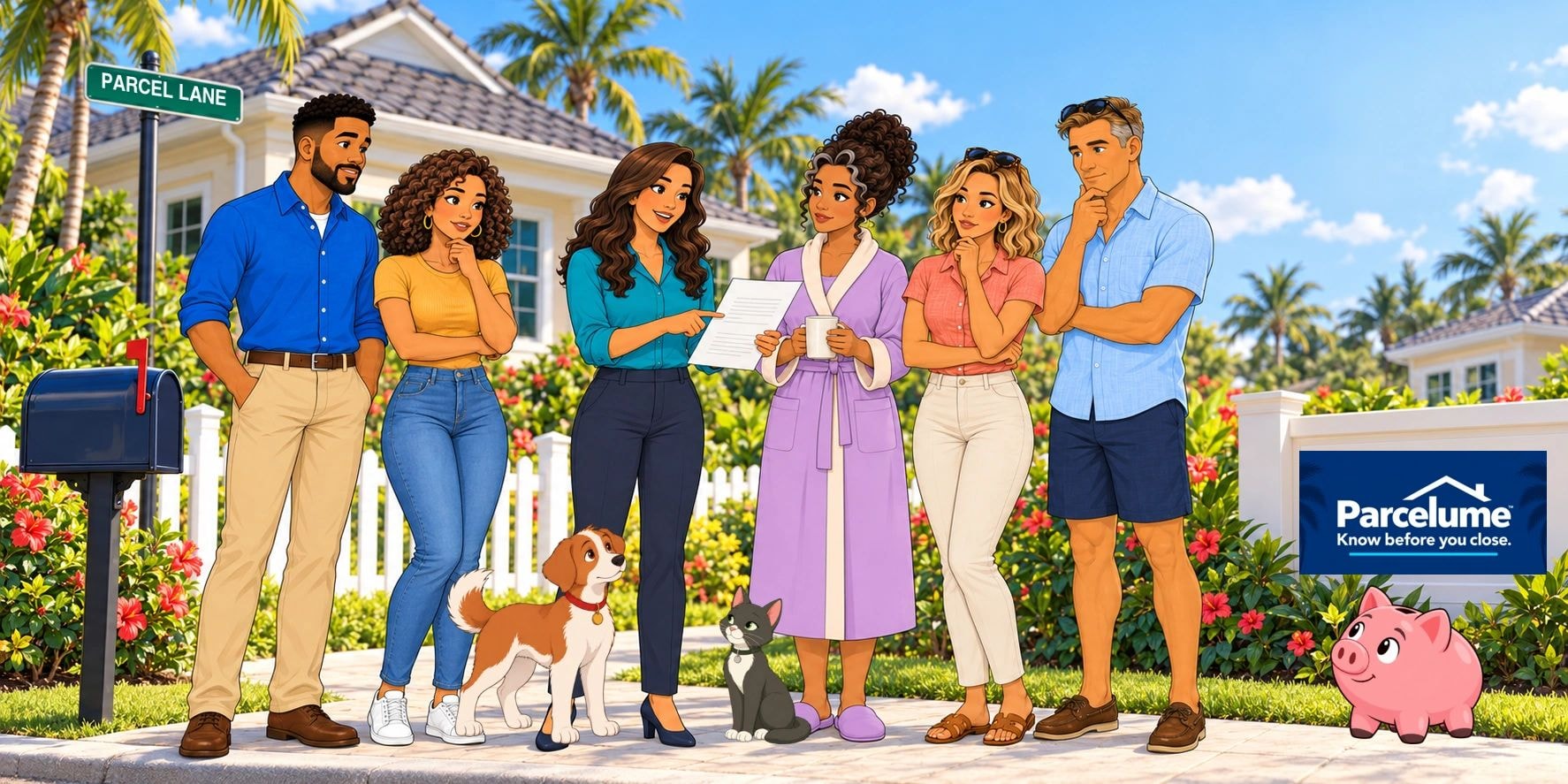 Parcelume community illustration — Parcel Lane